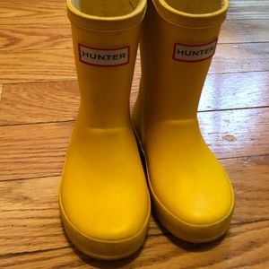 Yellow Hunter Boots